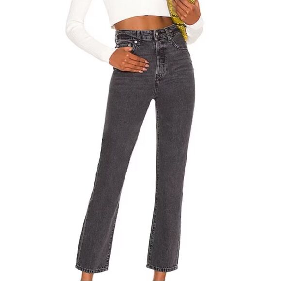 LOVERS & FRIENDS Jeans Women Size 24 Reece High Rise Slim Straight Button Fly - Picture 1 of 11